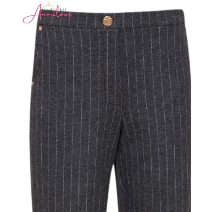Zizo Broek Patti 30.315 wide pinstripe-grey Zizo Broek Patti 30.315 wide pinstripe-grey